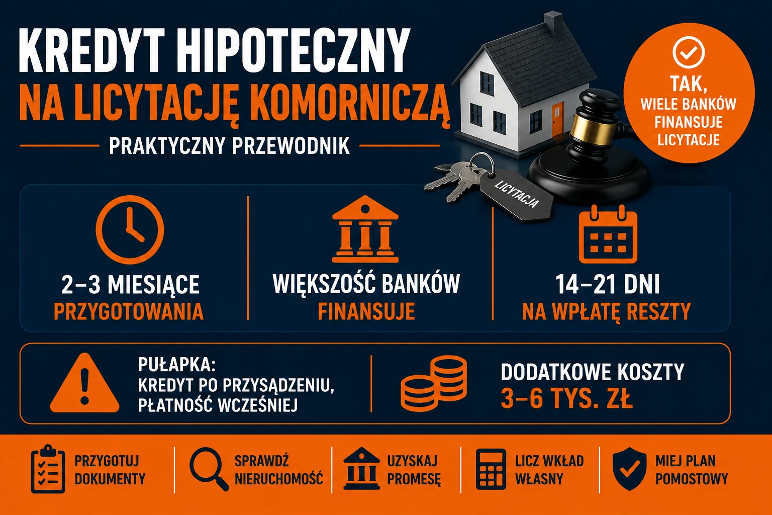 Kredyt hipoteczny na licytację komorniczą – praktyczny przewodnik